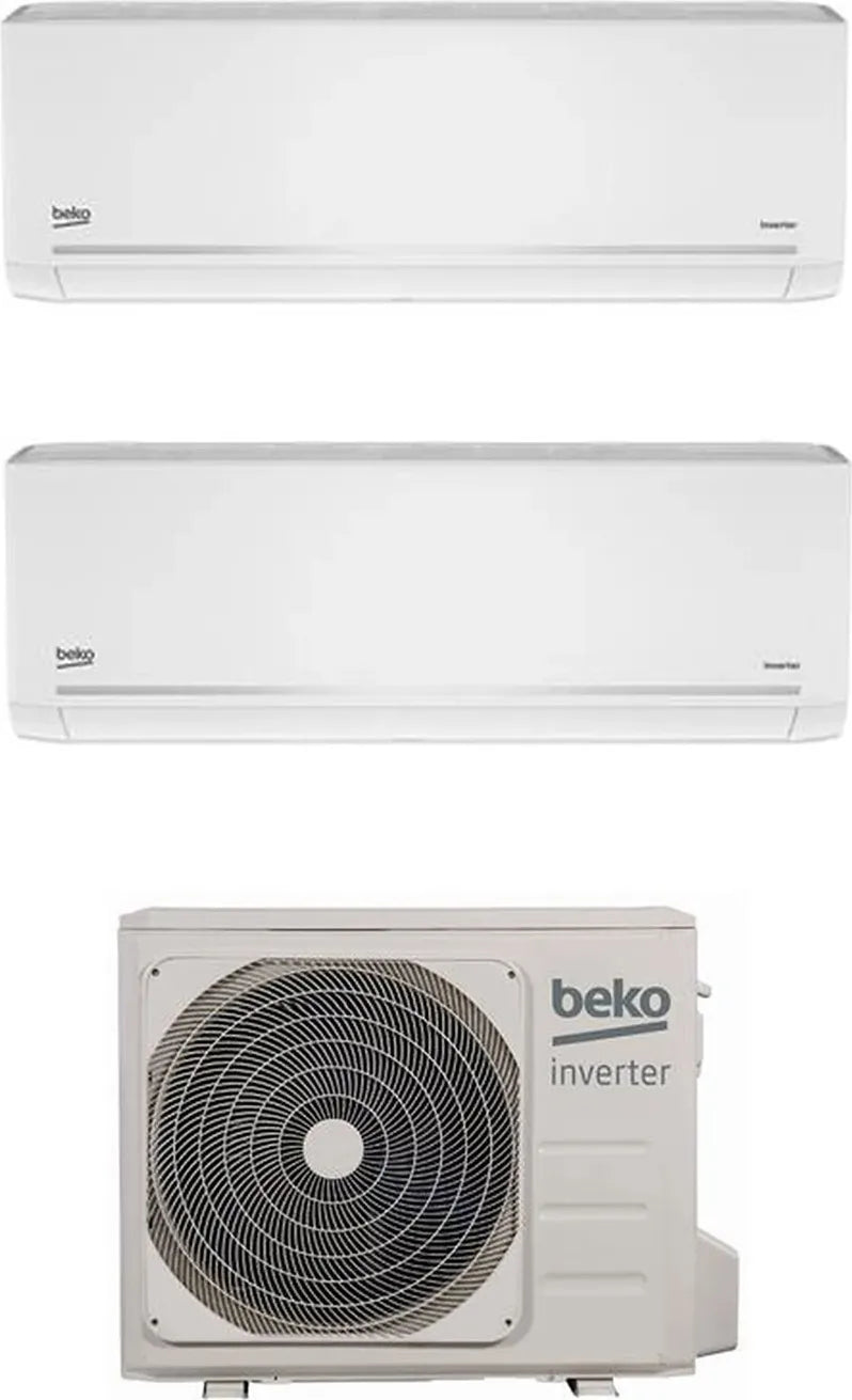 Climatiseur fixe Beko dualsplit Wifi 9000+12000 BTU classe A++/A+ BGMPI 095+125 + BGMPO181
